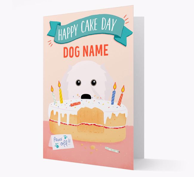 Happy Cake Day: Personalised {breedFullName} Card